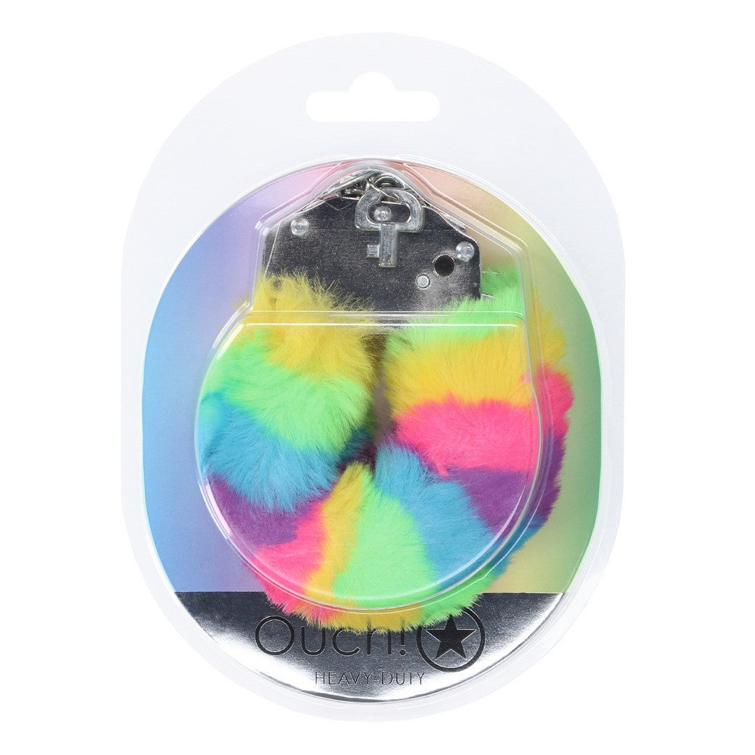 ESPOSAS DE FELPA HEAVY-DUTY FLUFFY MULTICOLOR 1 OUCH!