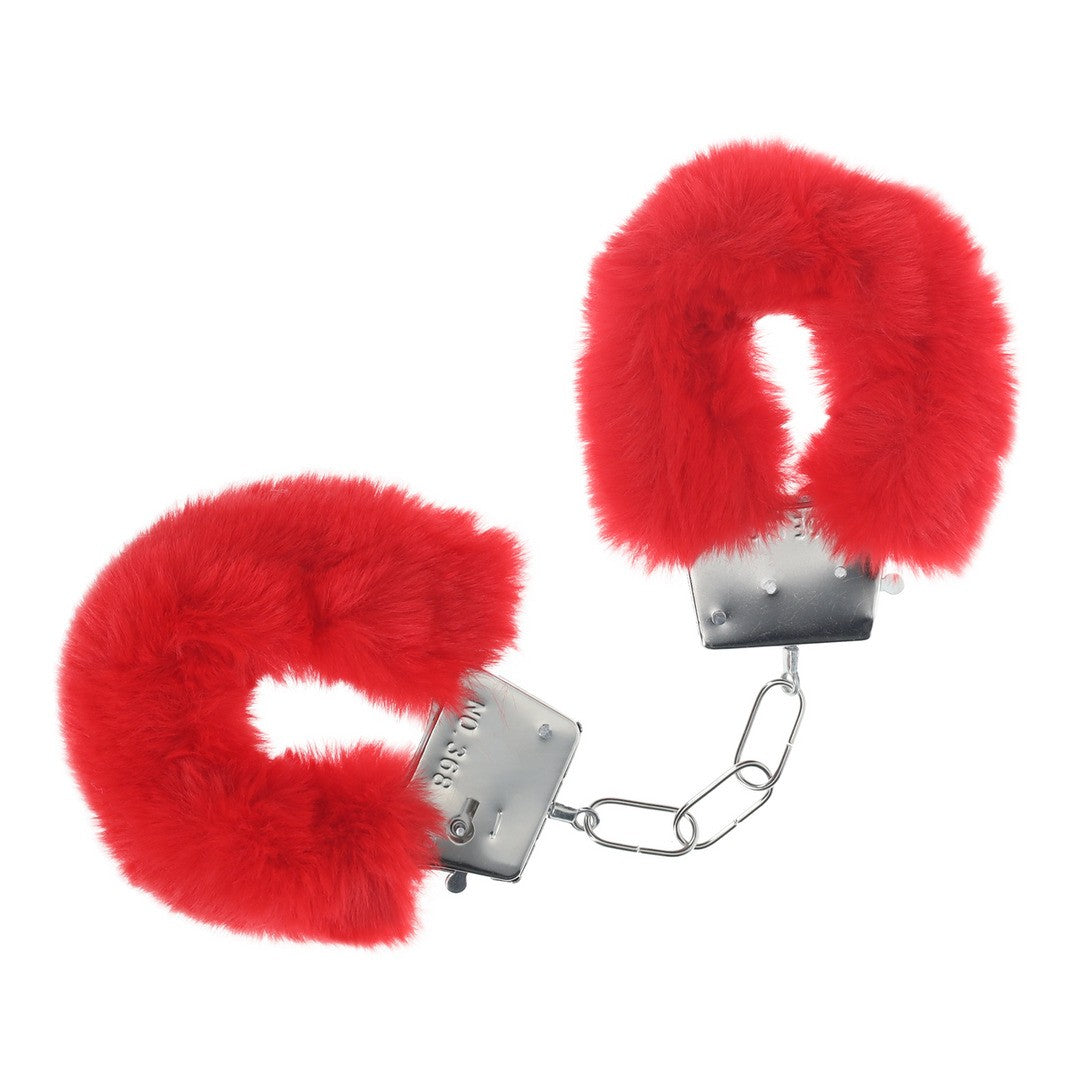 ESPOSAS DE FELPA CLASSIC FLUFFY ROJO OUCH!