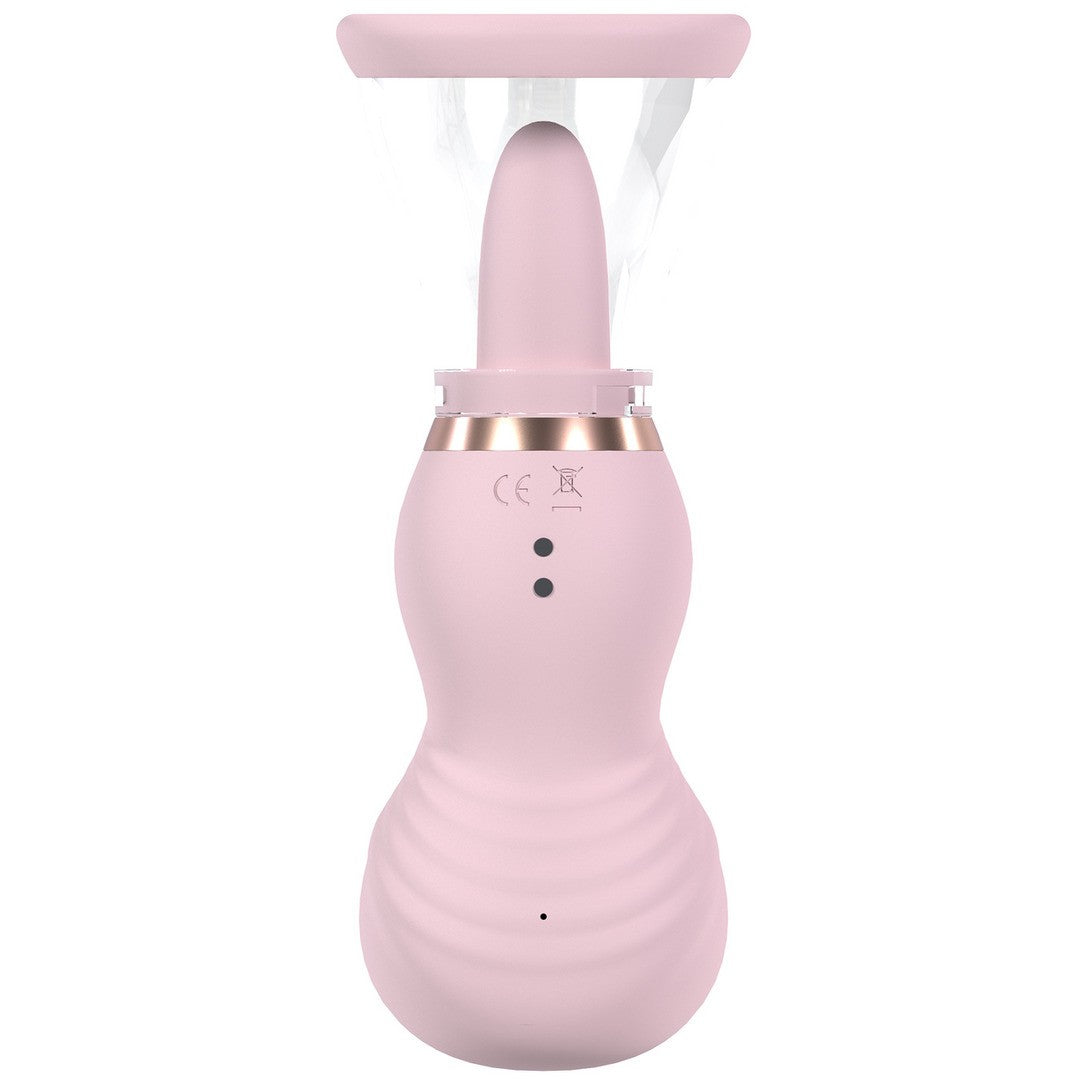 BOMBA RECARGABLE PARA LA VULVA Y EL PECHO SENSUAL ROSA PUMPED
