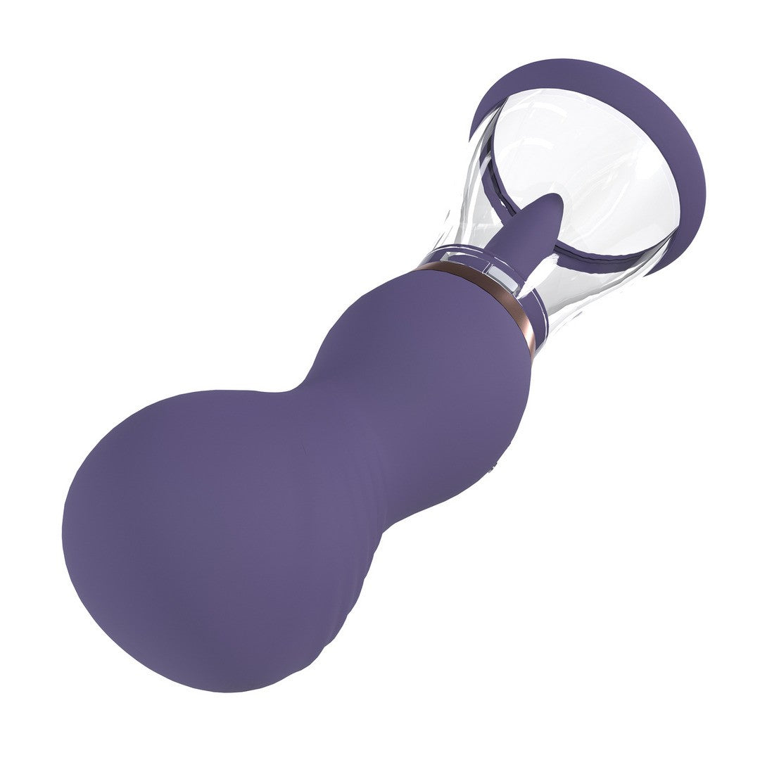 BOMBA RECARGABLE PARA LA VULVA Y EL PECHO SENSUAL MORADO PUMPED