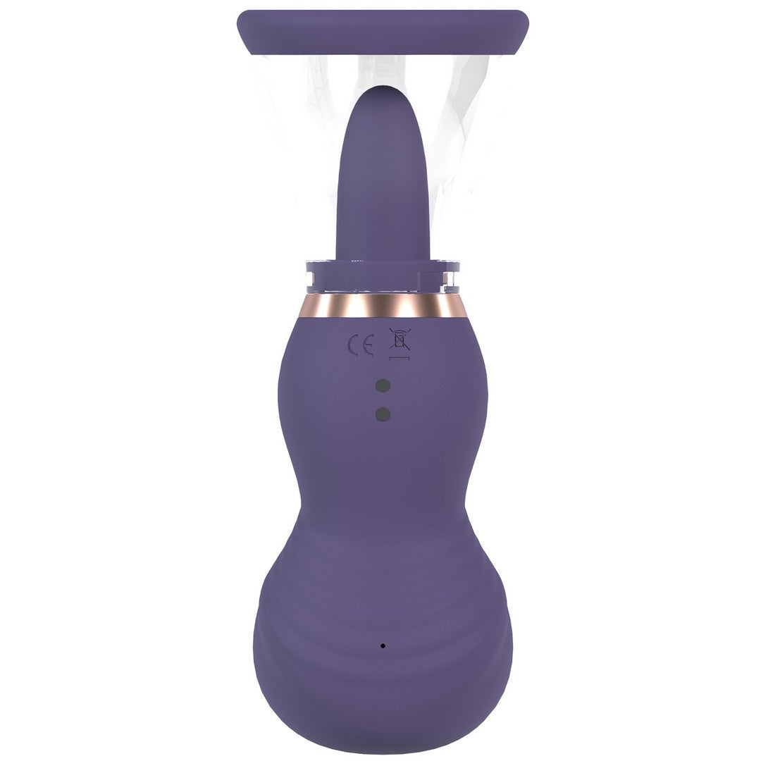 BOMBA RECARGABLE PARA LA VULVA Y EL PECHO SENSUAL MORADO PUMPED