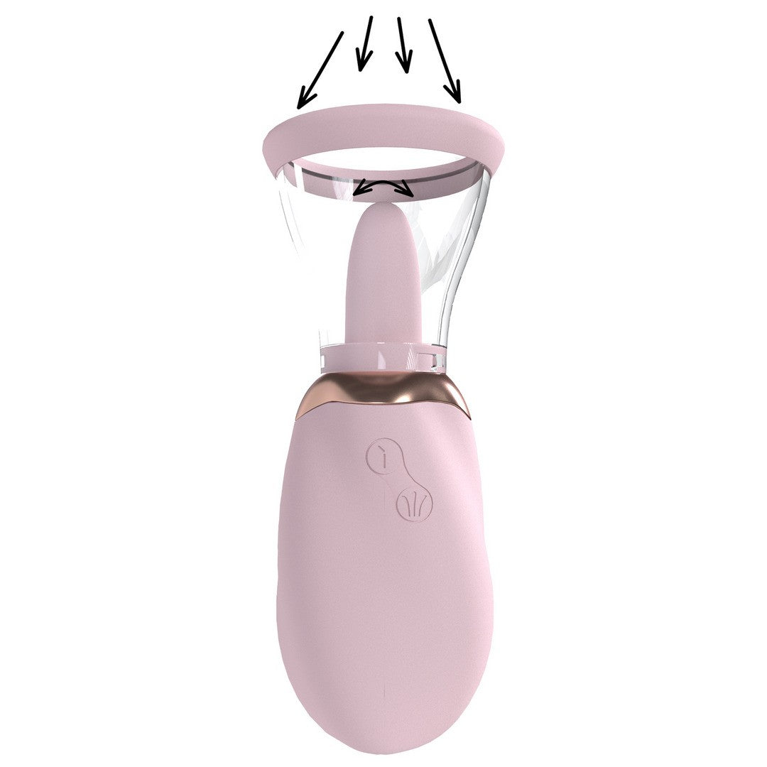 BOMBA RECARGABLE PARA LA VULVA Y EL PECHO BOOST ROSA PUMPED