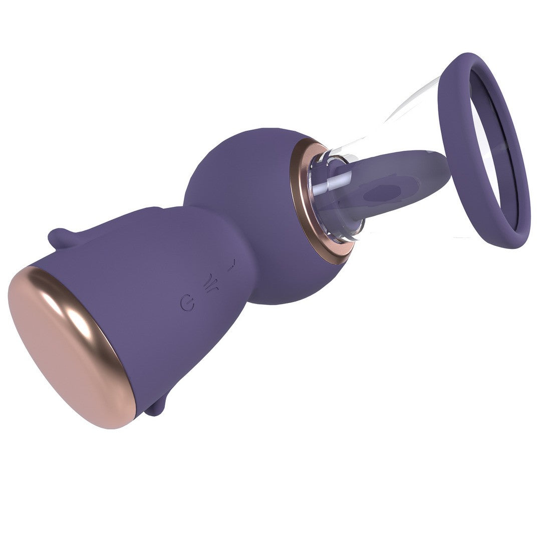 BOMBA PARA LA VULVA Y EL PECHO EXQUISITE MORADO PUMPED