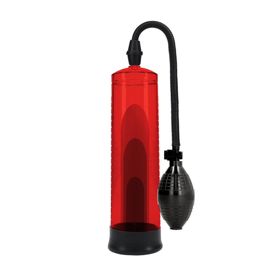 BOMBA PARA EL PENE BASIC PUMP 1 ROJO PUMPED