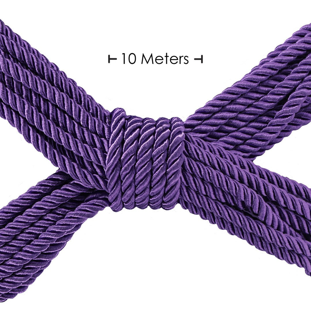 CUERDA DE POLIÉSTER PARA BONDAGE 32.8 FT /10 M MORADO OUCH!