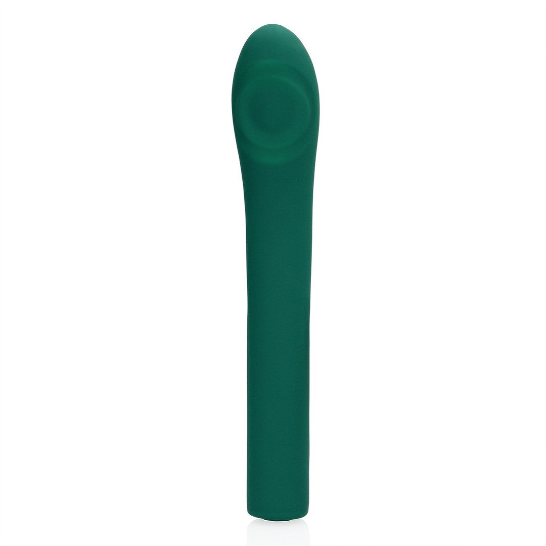 VIBRADOR PARA PUNTO G PULSE WAVE GREEN CRYSTAL LOVELINE