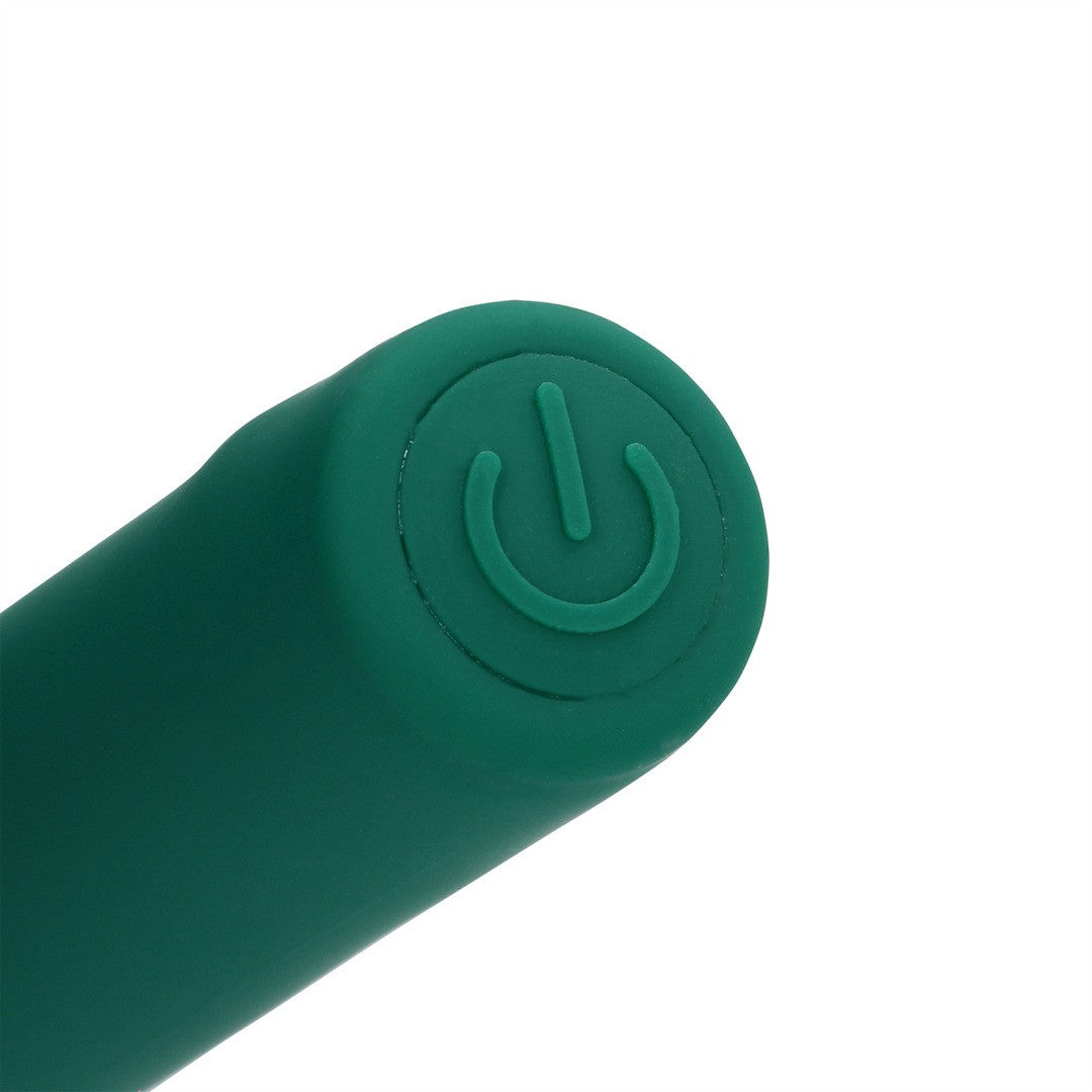 VIBRADOR PARA PUNTO G PULSE WAVE GREEN CRYSTAL LOVELINE