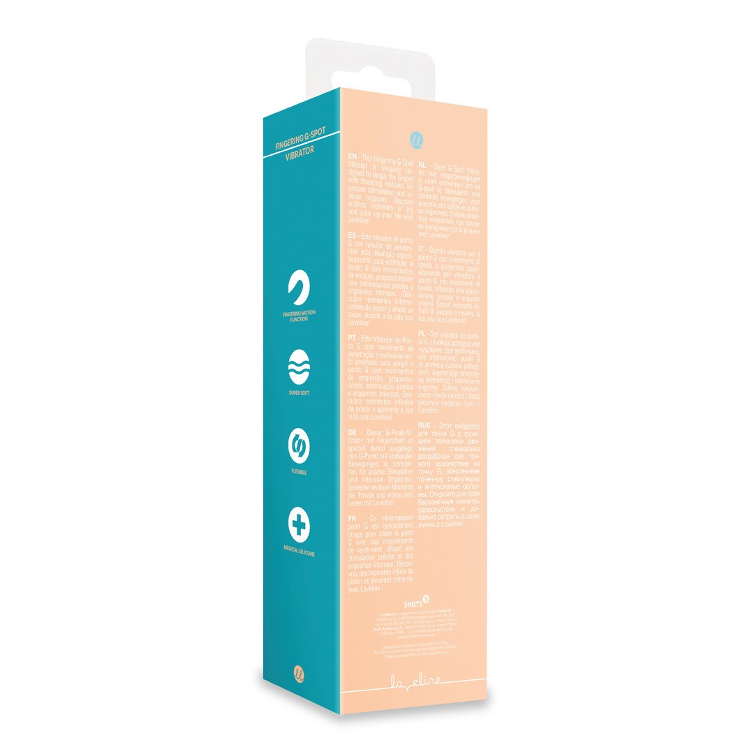 VIBRADOR PUNTO G PEACH FUZZ LOVELINE