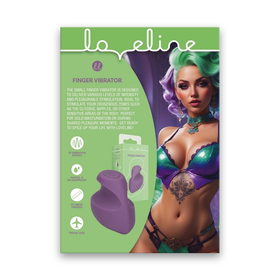 INFOGRAFÍA FINGER VIBRATOR MYSTIC LOVE114PUR EN LOVELINE