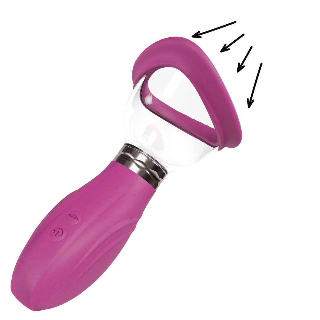 BOMBA PARA VULVA Y SENOS DELIGHTFUL ROSA PUMPED
