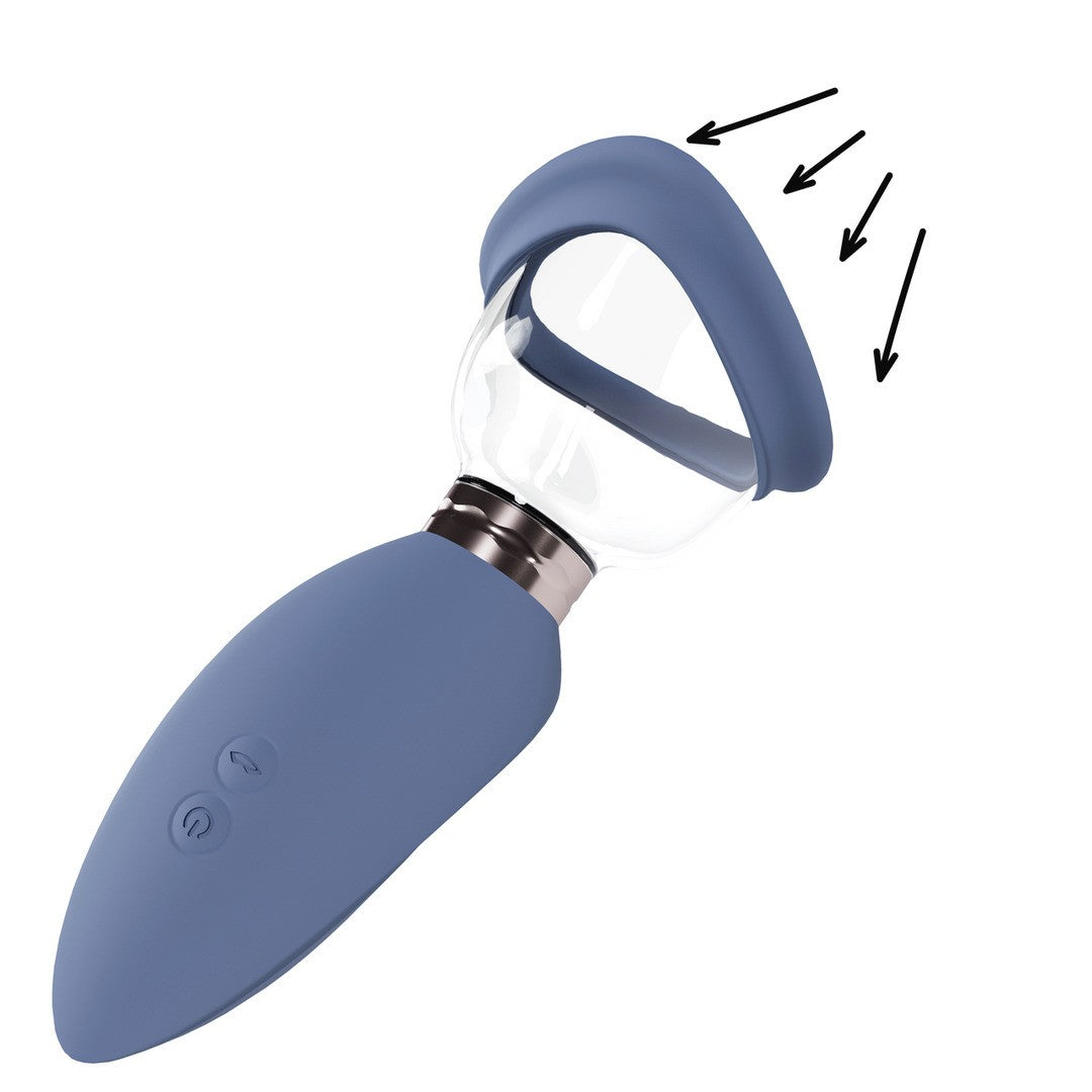 BOMBA PARA VULVA Y SENOS AROUSING BLUE PUMPED