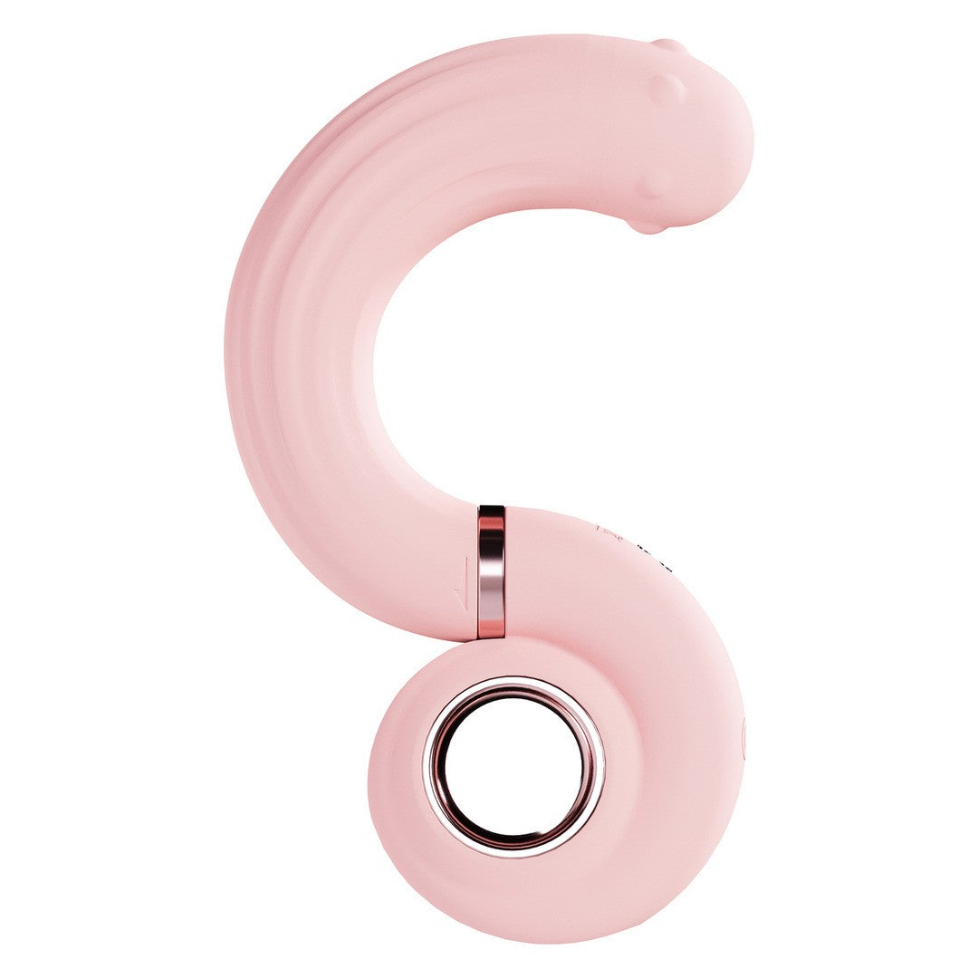 VIBRADOR CON PERLAS GIRATORIAS PERLES SWIRL ROSA LOVELINE