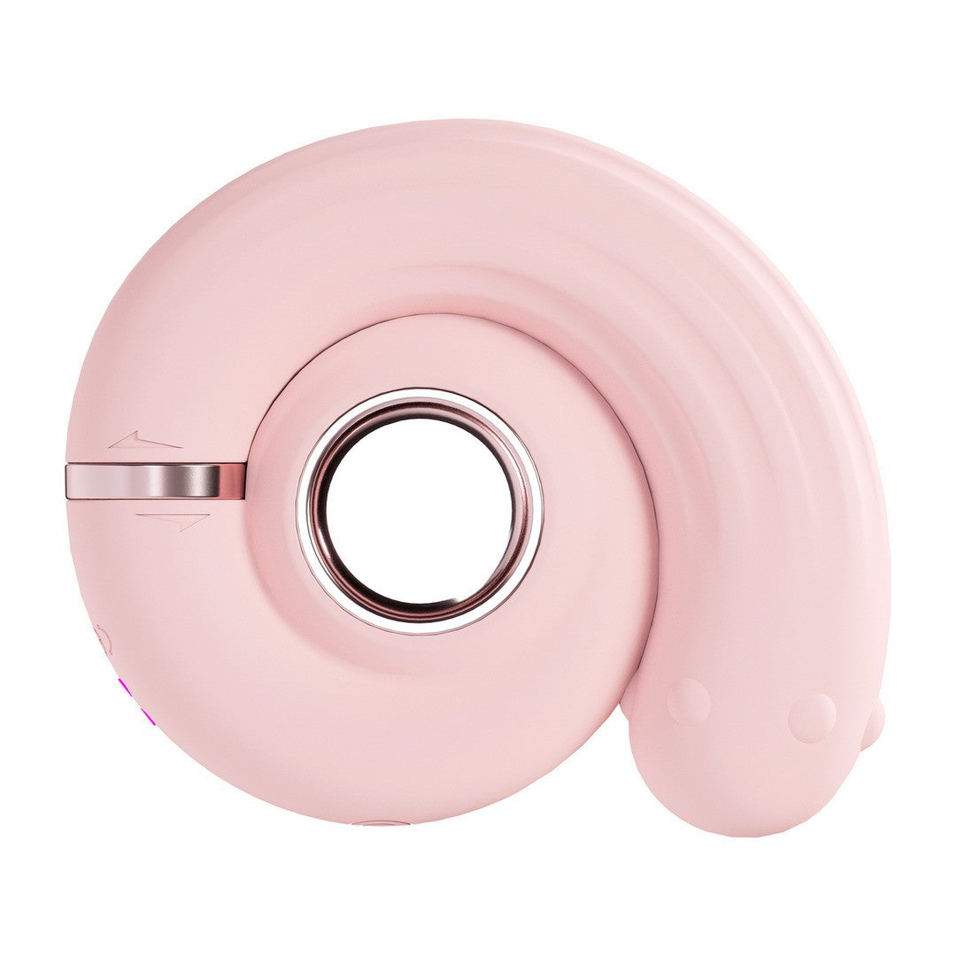 VIBRADOR CON PERLAS GIRATORIAS PERLES SWIRL ROSA LOVELINE