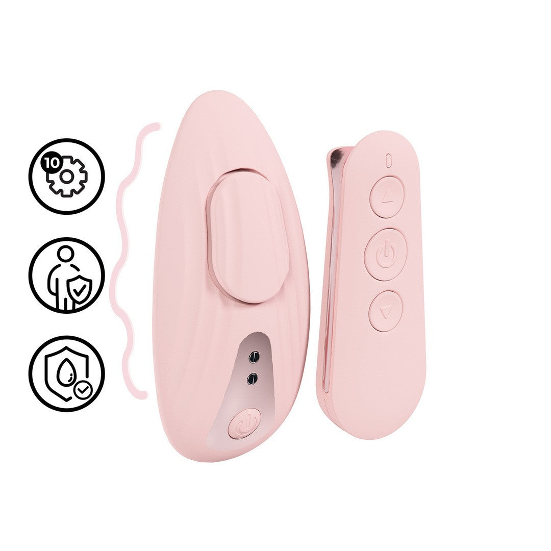 VIBRADOR DE BRAGUITAS CON MANDO CÉLESTE ROSA LOVELINE