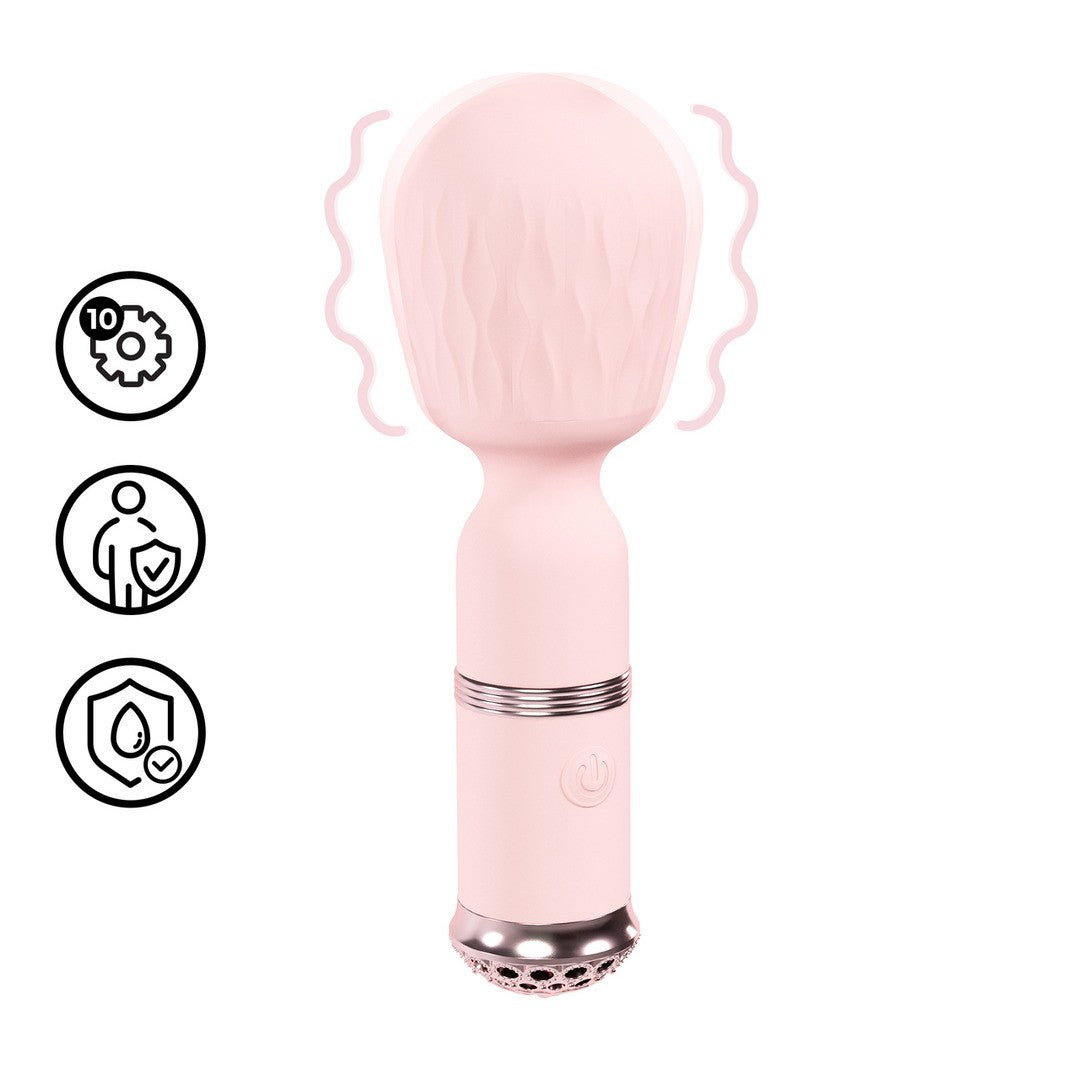 MINI VARITA DE MASAJE VELOUR ROSA LOVELINE
