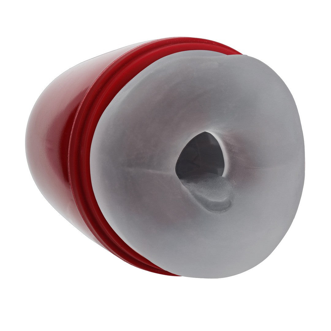 MASTURBADOR DE SUCCIÓN DE PRESIÓN NEGATIVA CON VIBRACIÓN PULSAR METALLIC RED PUMPED