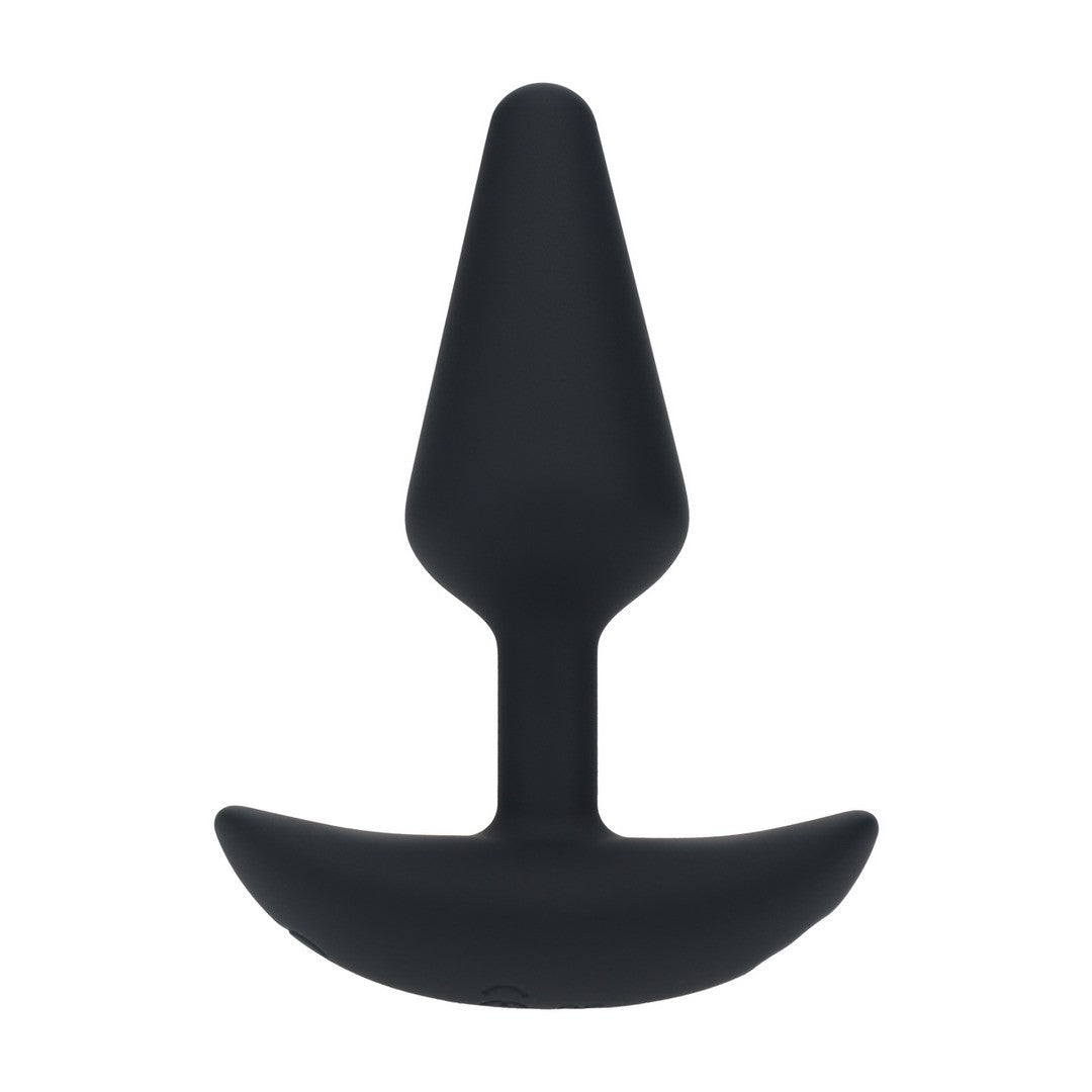 PLUG ANAL CLÁSICO DE SILICONA CON VIBRACIÓN S NEGRO LEVELZ