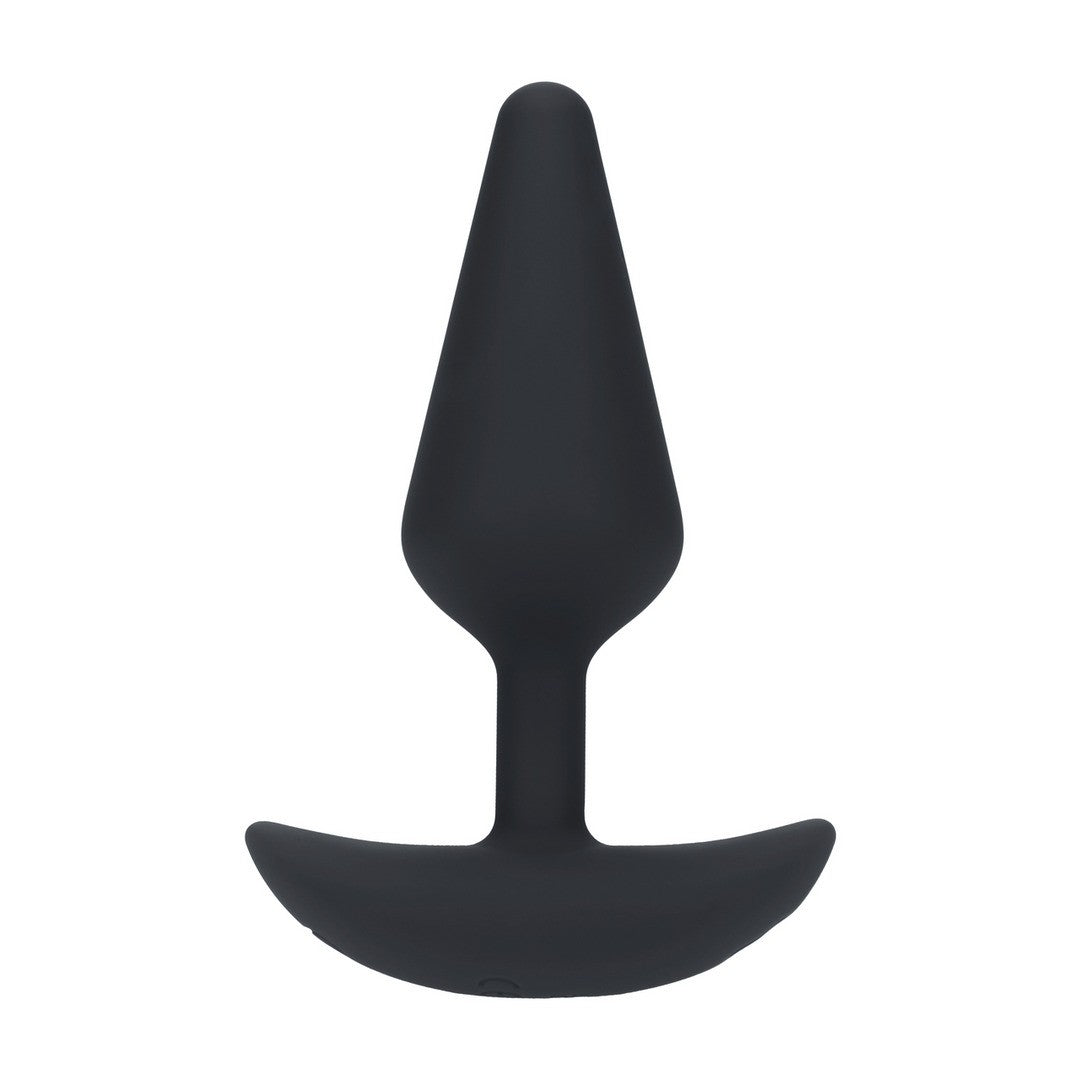 PLUG ANAL CLÁSICO DE SILICONA CON VIBRACIÓN M NEGRO LEVELZ