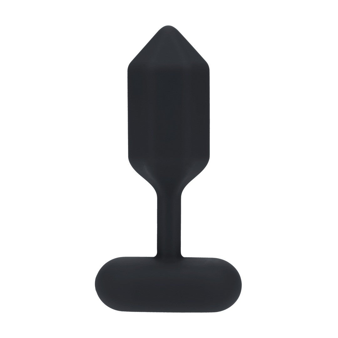 PLUG ANAL DE SILICONA CON VIBRACIÓN HEXAGONAL L NEGRO LEVELZ