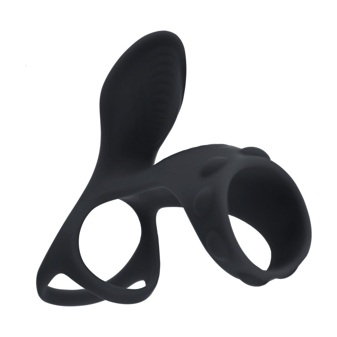 ANILLO PARA EL PENE Y LOS TESTÍCULOS CON VIBRACIÓN Y SOLAPA LEVELZ
