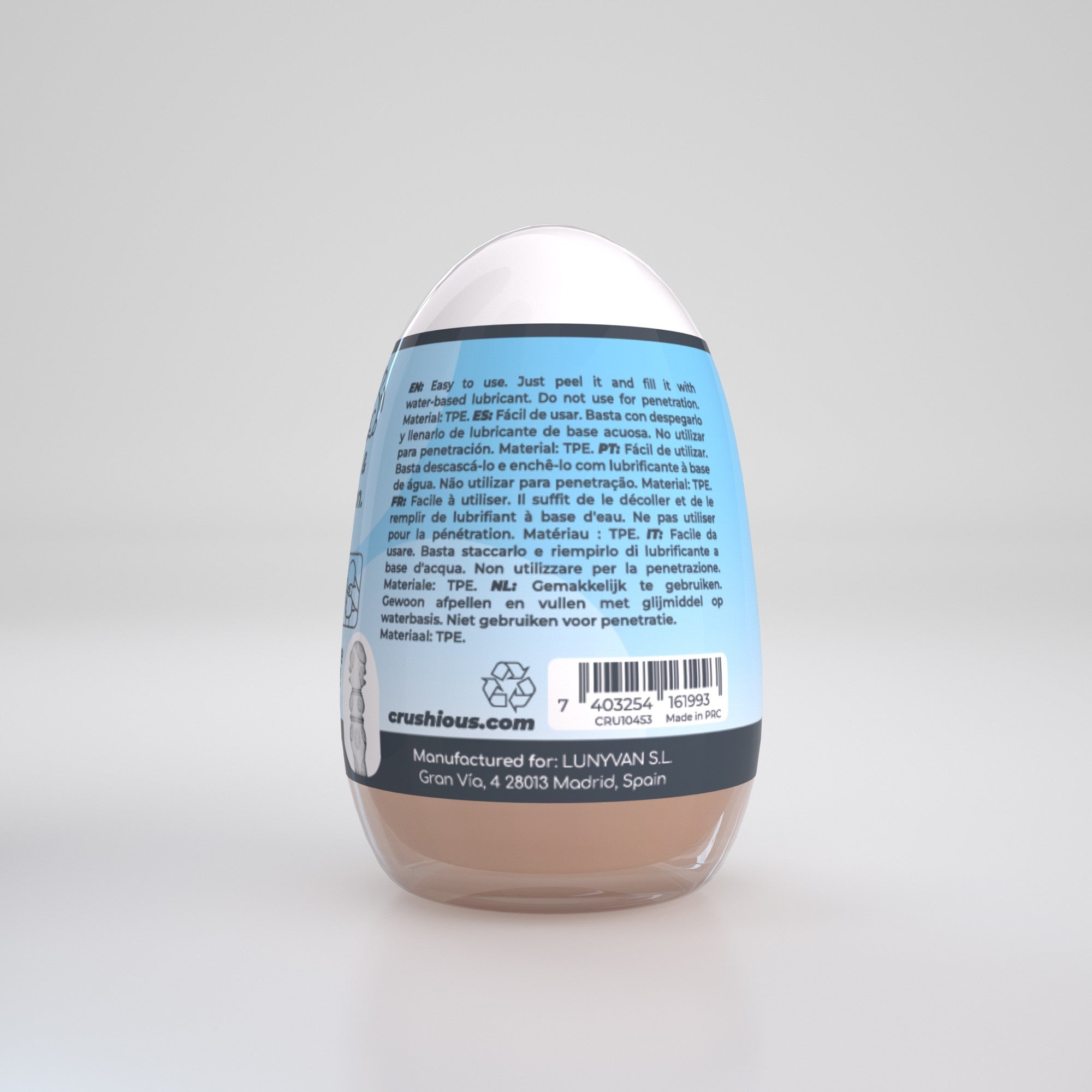 HUEVO MASTURBADOR EZY EGG THE LOVER CRUSHIOUS