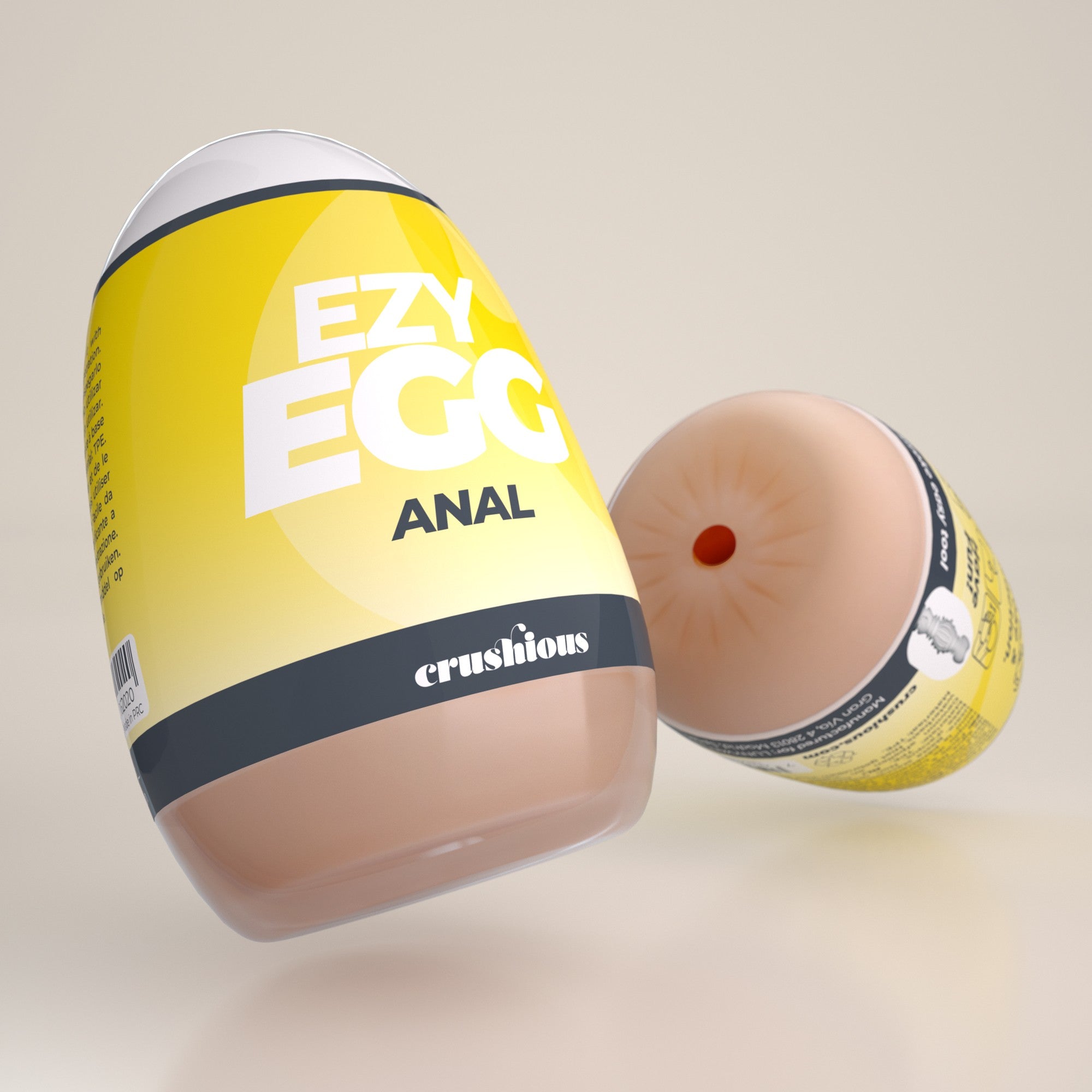 HUEVO MASTURBADOR EZY EGG ANAL CRUSHIOUS