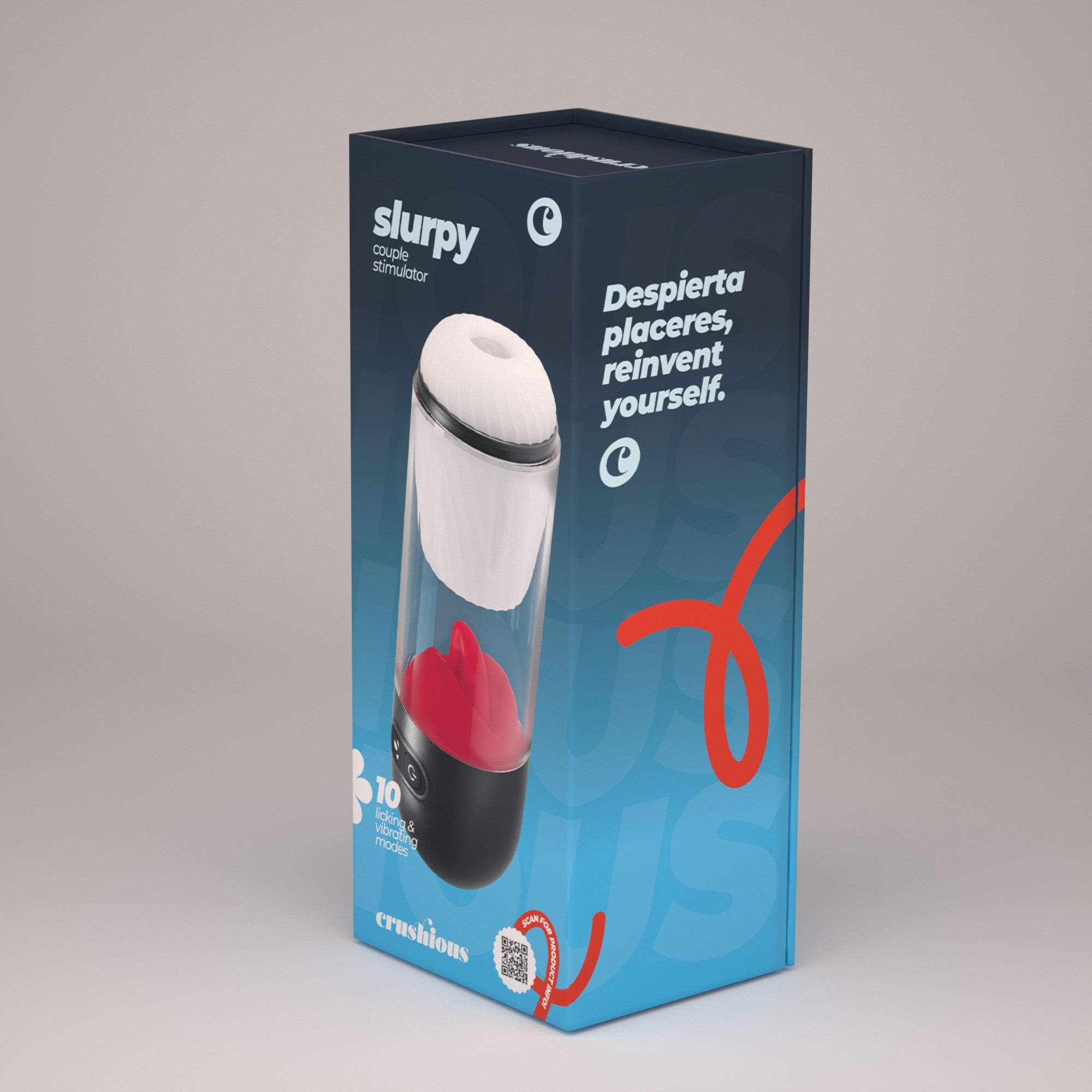 SLURPY MASTURBADOR DESMONTABLE 2 EN 1 CRUSHIOUS