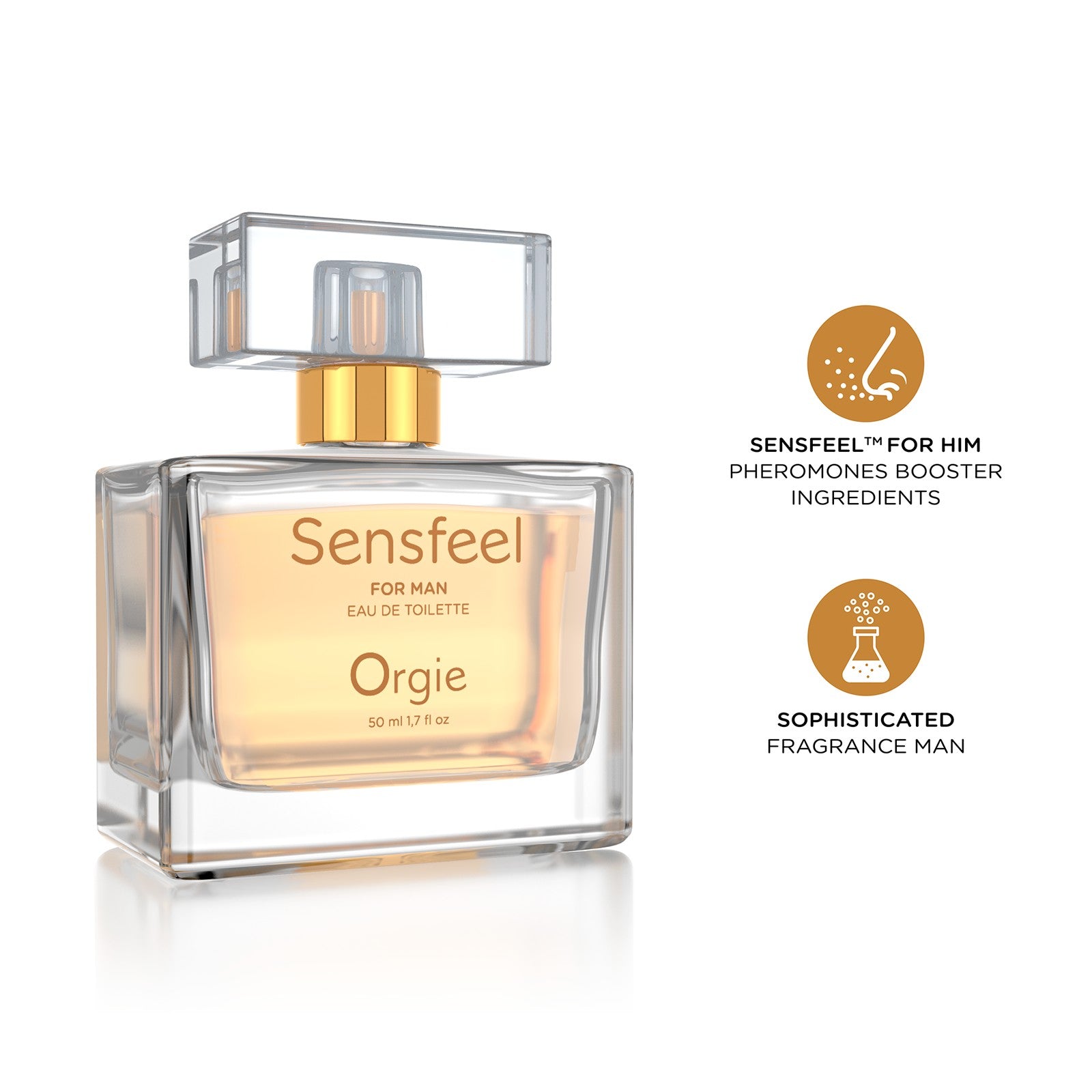 PERFUME CON FEROMONAS SENSFEEL FOR MAN 50ML ORGIE