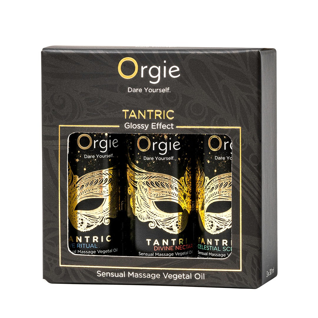 SET DE ACEITES DE MASAJE TANTRIC SENSUAL MINI SIZE 3X30ML ORGIE