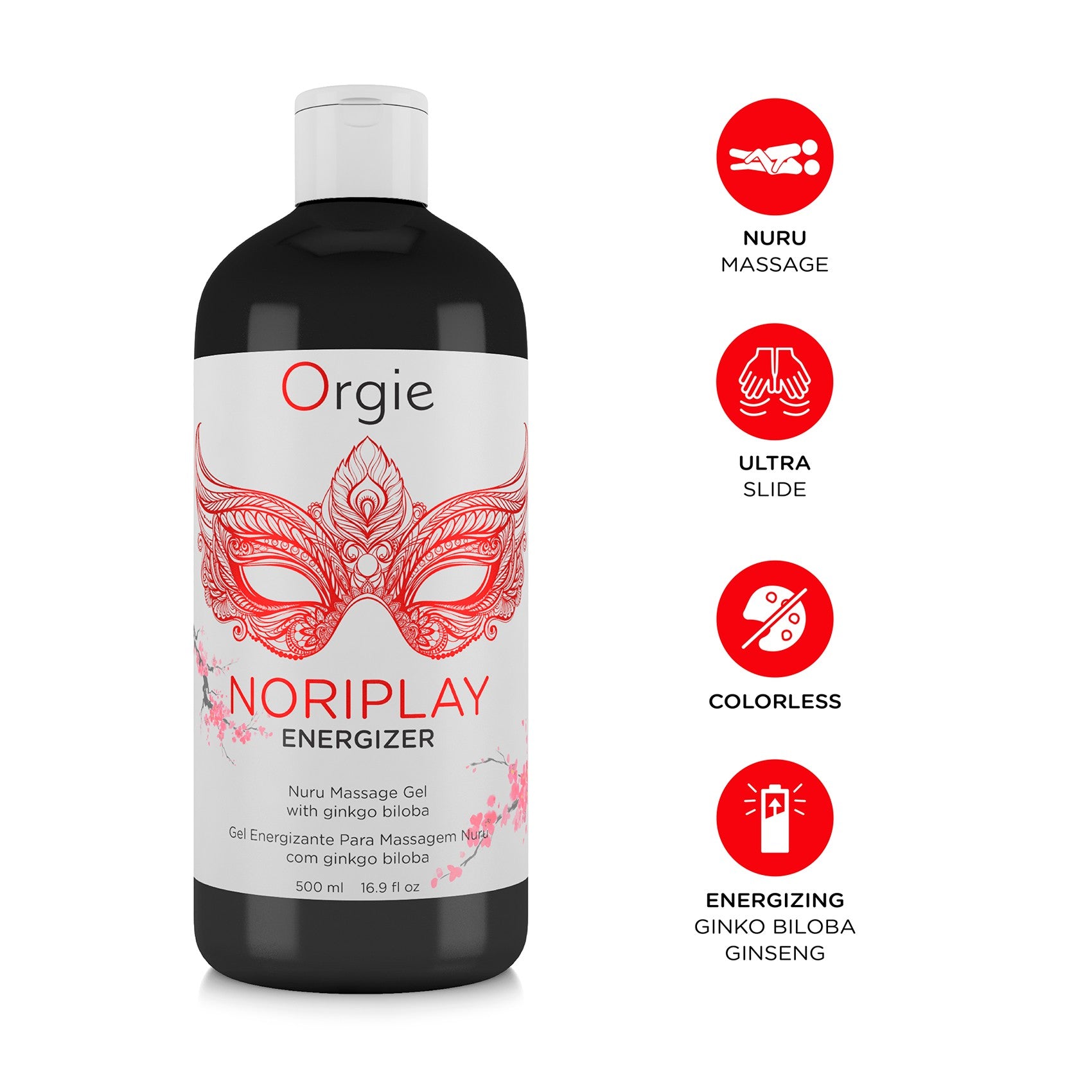 GEL DE MASAJE NORIPLAY ENERGIZER 500ML ORGIE