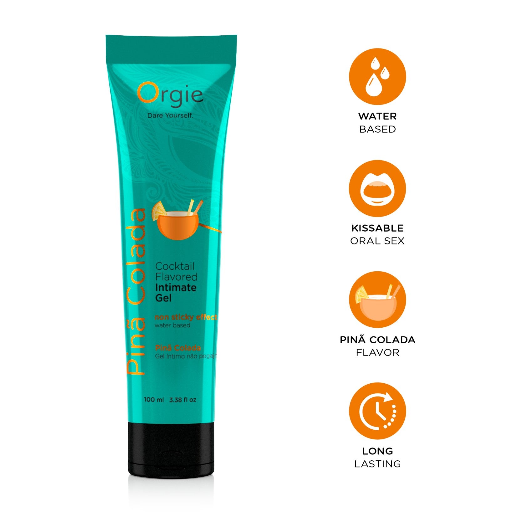 LUBRICANTE LUBE TUBE COCKTAIL PIÑA COLADA 100ML ORGIE