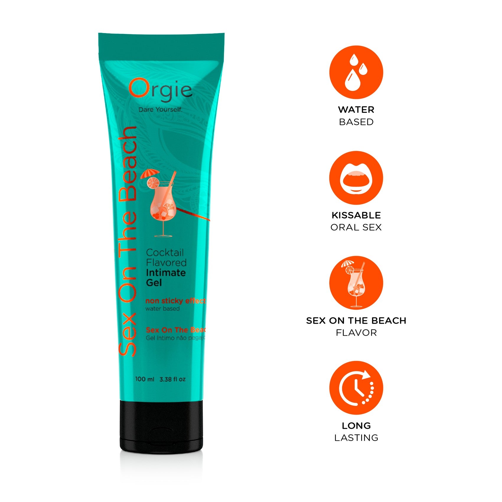 LUBRICANTE LUBE TUBE COCKTAIL SEX ON THE BEACH 100ML ORGIE