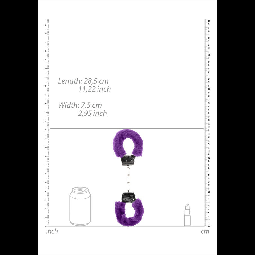 ESPOSAS CON PELUCHE BEGINNER'S FURRY HANDCUFFS MORADAS