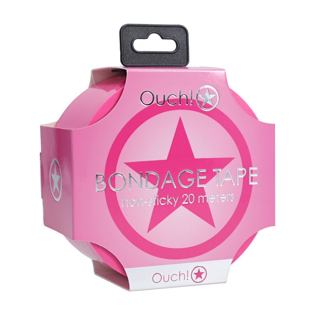 CINTA BONDAGE PVC NON-STICK 20 M ROSA OUCH!