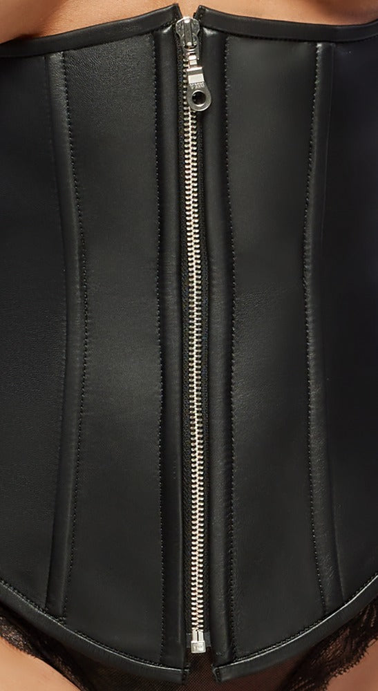 Corset Zado Leath CL XL - Piel de Cordero con Escote Halterneck
