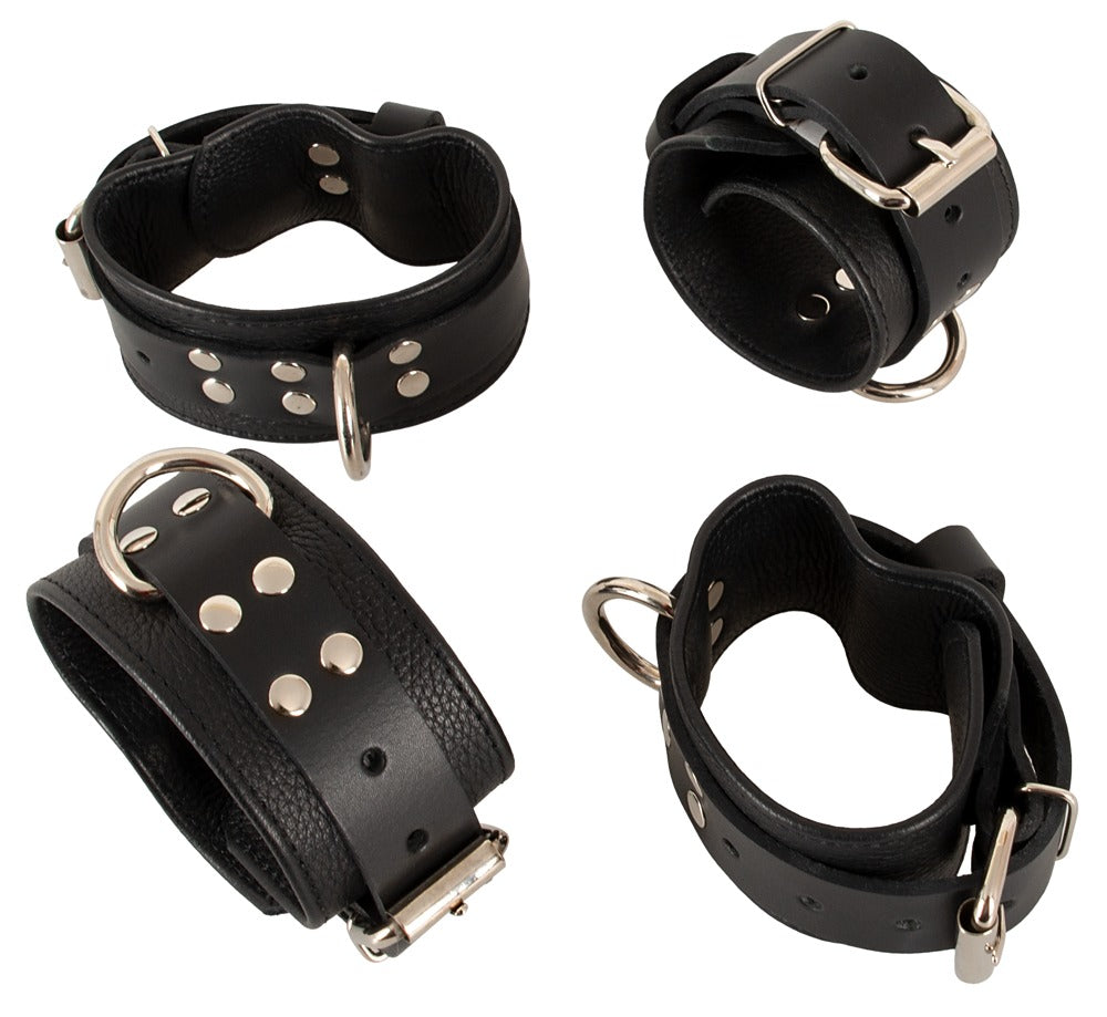 Leather Bed Restraint System ZADO - Juego de Sujeción para Cama