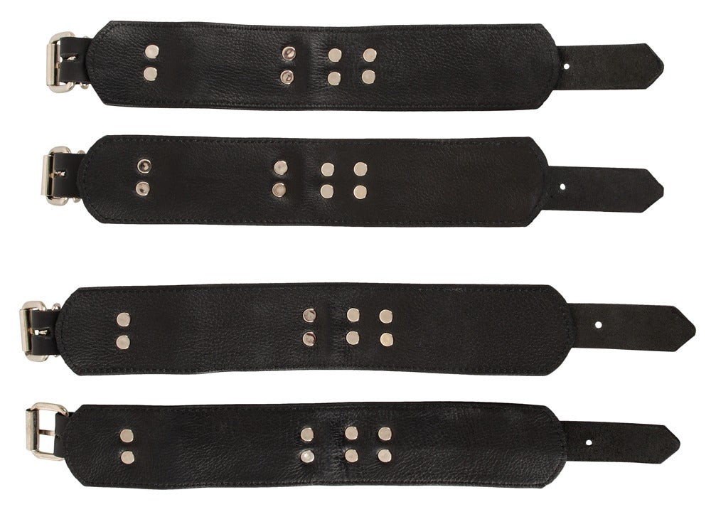 Leather Bed Restraint System ZADO - Juego de Sujeción para Cama