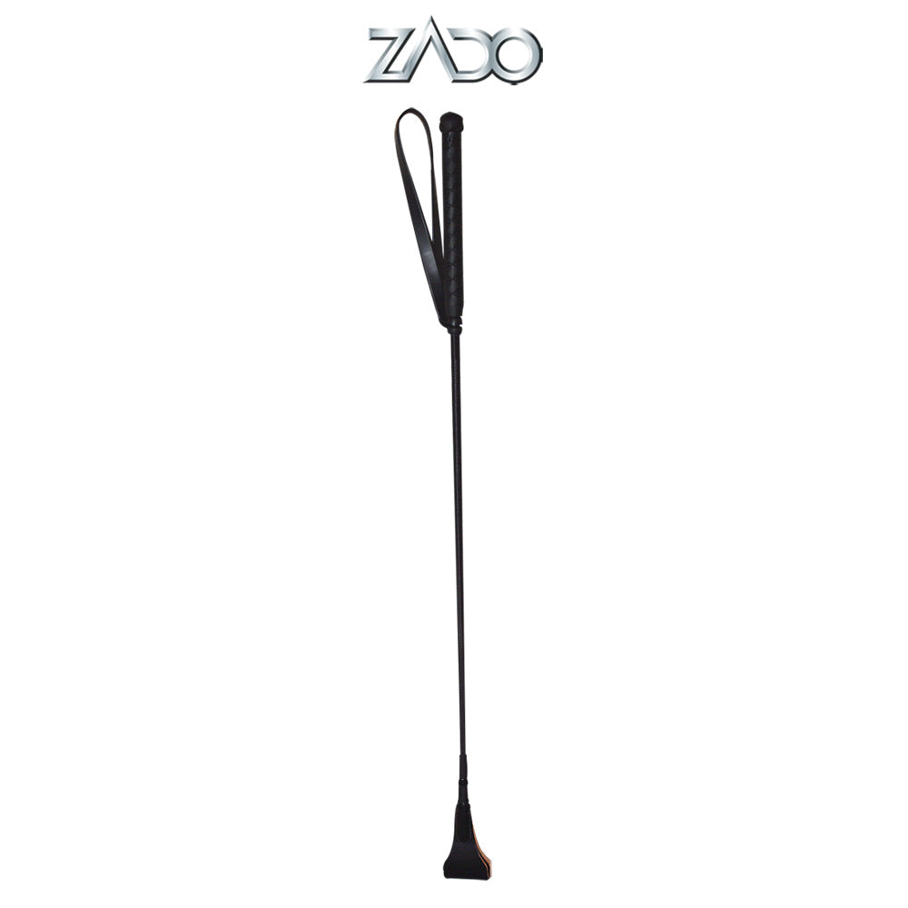 Leather Crop Black Zado - Fusta de Cuero 65 cm