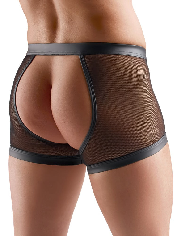 Men's Jock 3XL Svenjoyment - Boxer Abierto en Malla Transparente