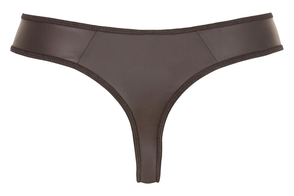 Men's String M Svenjoyment - Slip con Cremallera Brillante