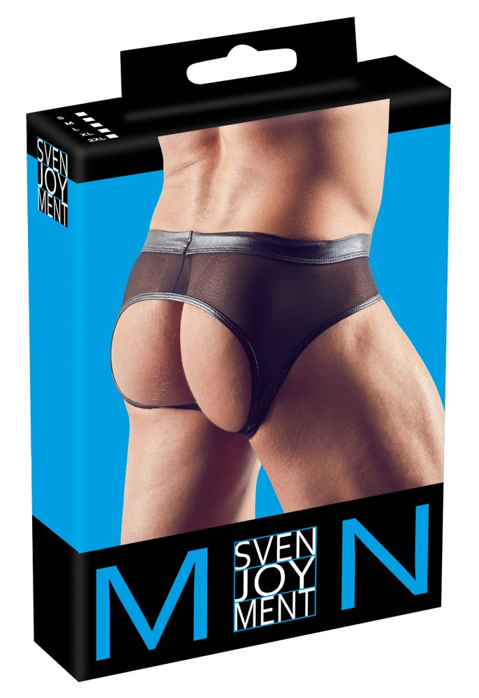 Slip sin fondo Svenjoyment XL - Diseño Wetlook y Powernet