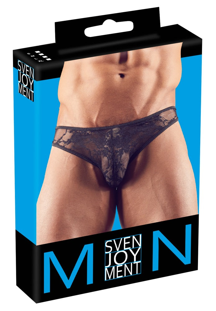 Slip de Encaje Elástico para Hombre - Svenjoyment M