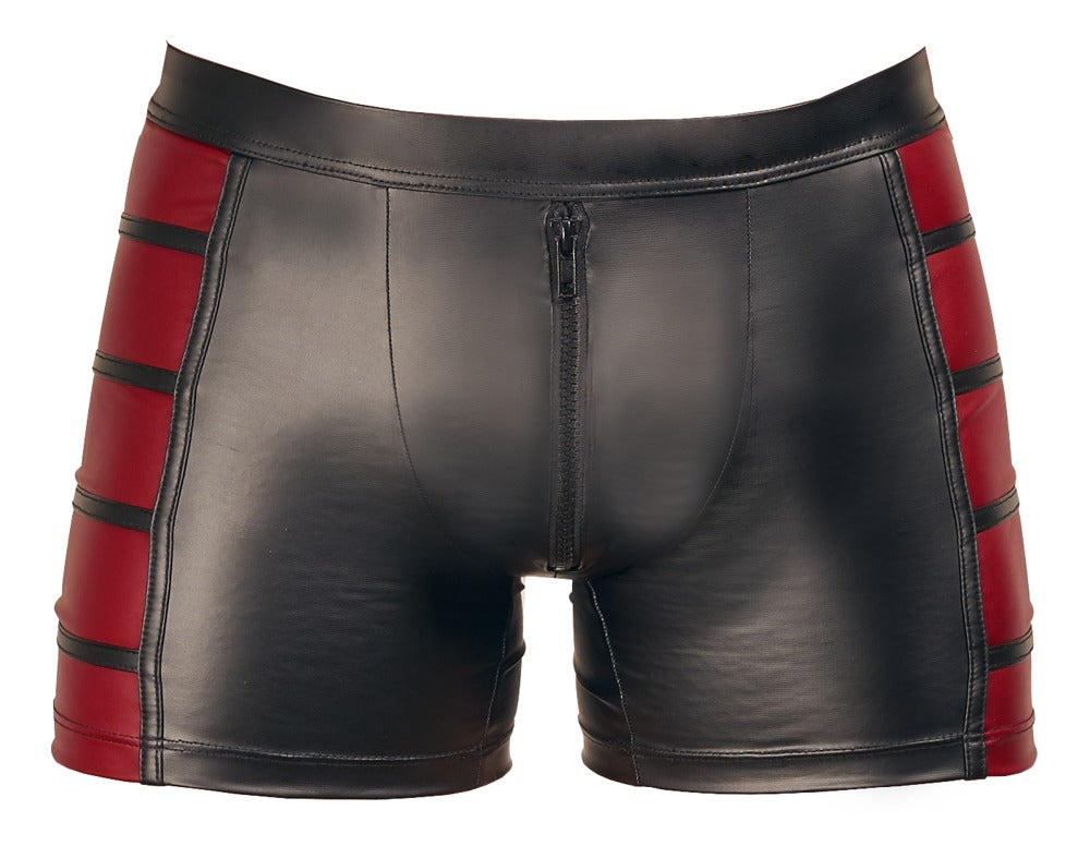 Pantalones NEK negros y rojos talla XL - Diseño moderno con cremallera