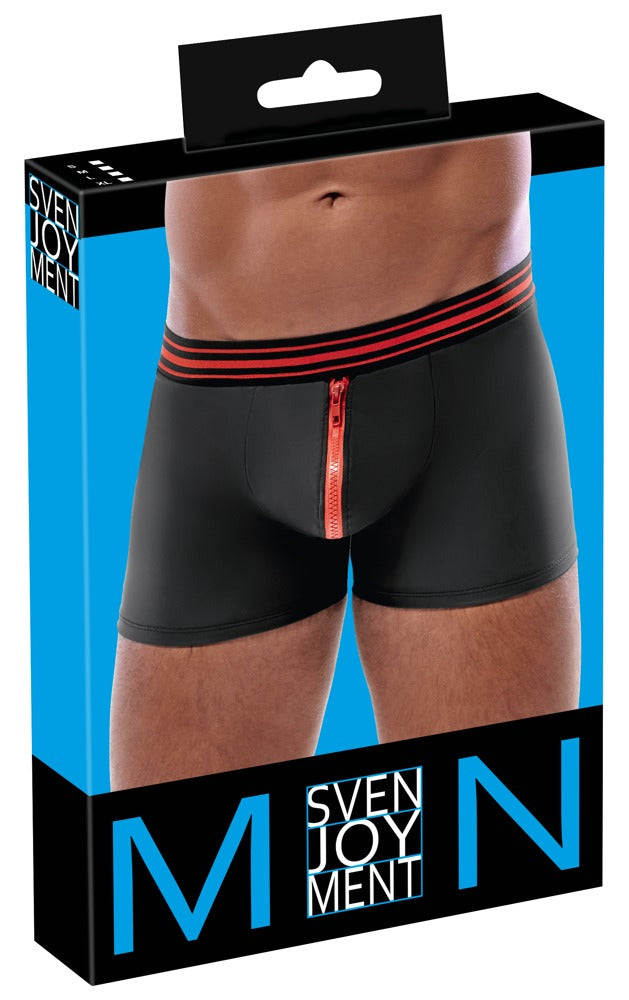 Boxer Briefs Negro y Rojo Svenjoyment - Talla S