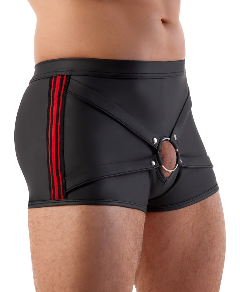 Boxer Svenjoyment M con Anillo Intercambiable Negro y Rojo