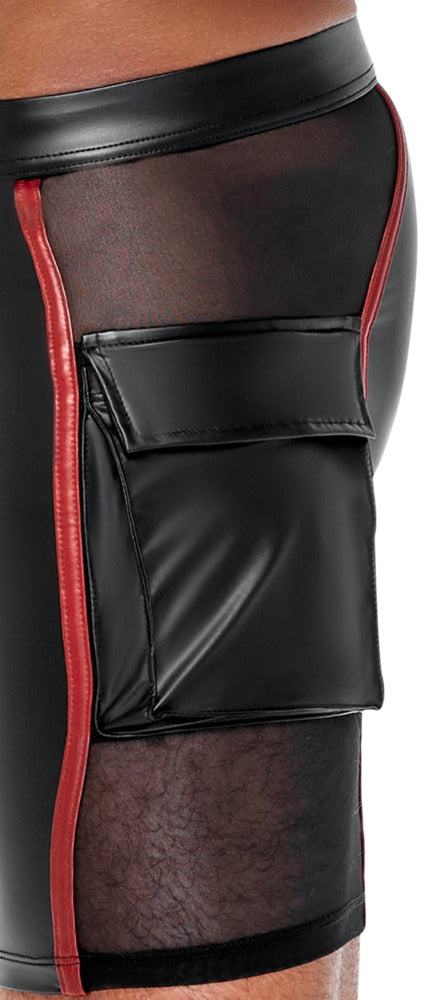 Shorts Negros y Rojos M - NEK Diseño Ajustado