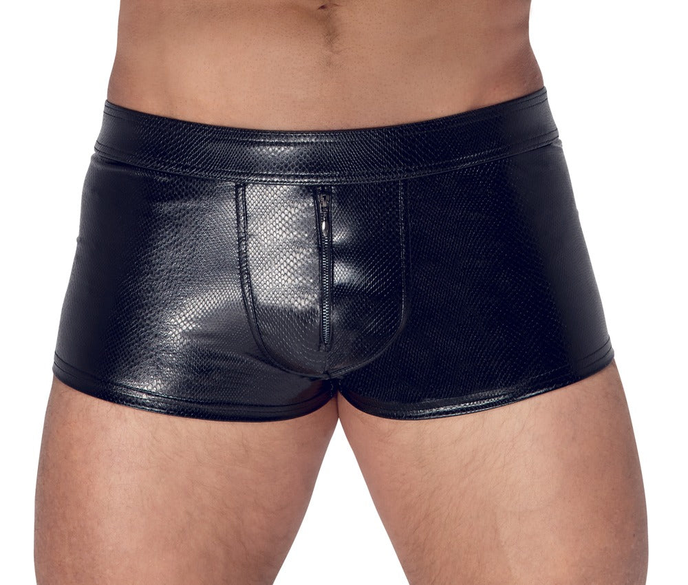 Noir M.Pants 2XL - Pantalones Ajustados con Efecto Brillo