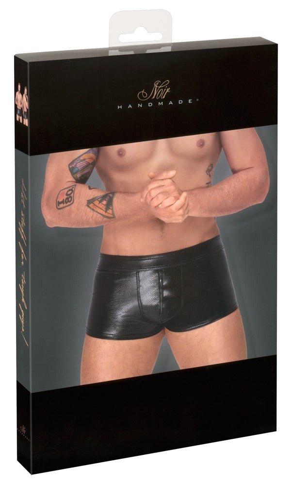 Noir M.Pants 2XL - Pantalones Ajustados con Efecto Brillo