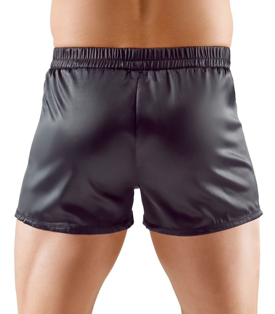Boxers Svenjoyment Talla L - Satén Elástico Negro