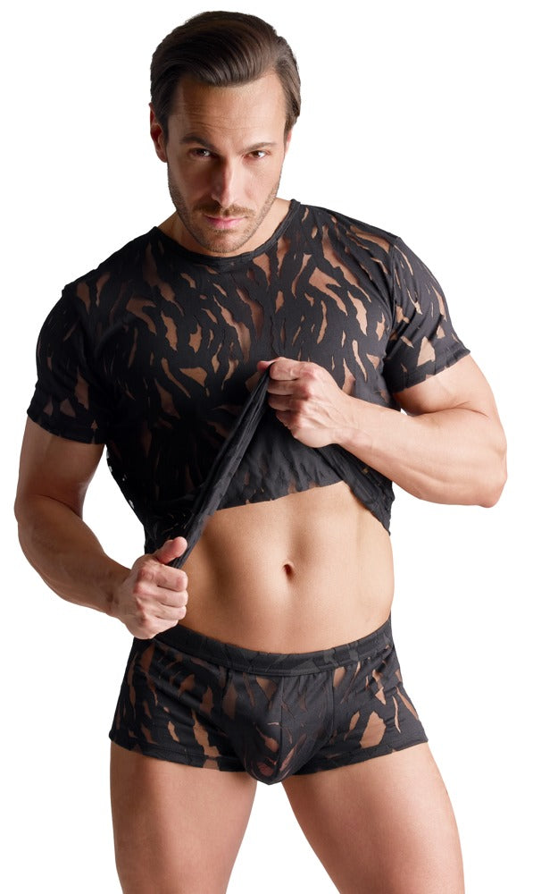 M. Pants S Svenjoyment - Bóxer Transparente Negro